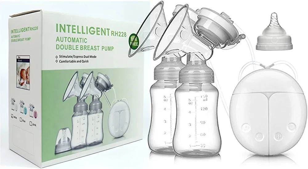 አውቶማቲክ የጡት ወተት መሳቢያ (Double Breast Pump)