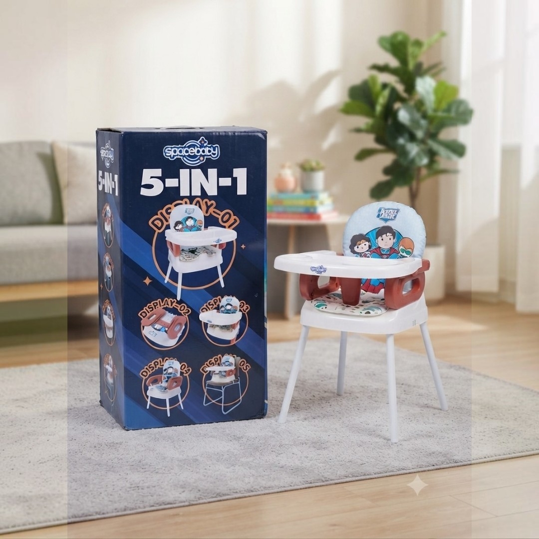 5-in-1 የህፃናት መመገቢያ ወንበር