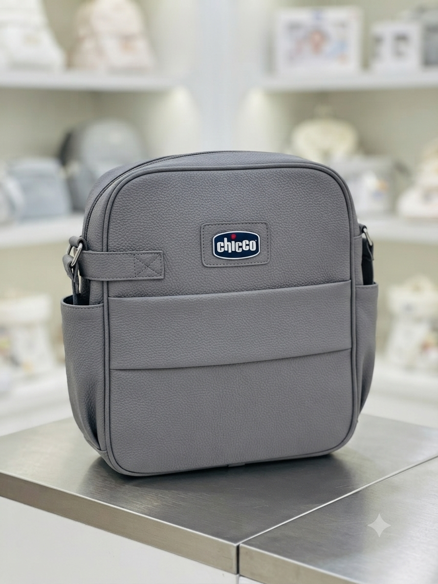 ሌዘር Chicco የ እናቶች መገልገያ ቦርሳ
