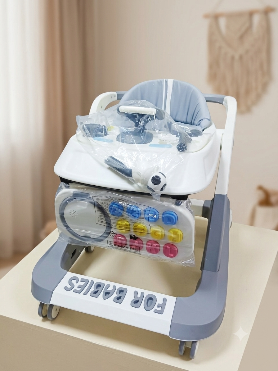 ለህፃናት የሚሆን መራመጃ እና የመጫወቻ ሰረገላ (Baby Walker) 02