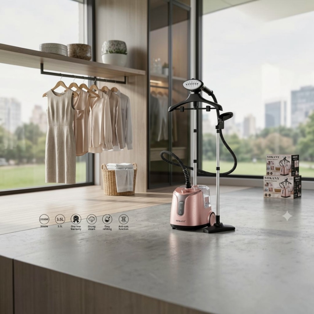 ሶካኒ የልብስ ማለስለሻ ስቲመር (Sokany Garment Steamer SK-4012)